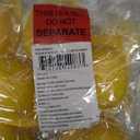 Windy City Novelties Construction Hat Key Chain with Bottle Opener - Set of 12 (Yellow)