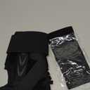 WHCOOL Slim-Fit Ankle Brace for Sprained Ankle, Quick Lace Up Ankle Support for Women Men with 2 Auto-Shaped Pads, Air Fabric Cool Ankle Stabilizer for Injury Recover, Running, Sports, XL(14”-15”)
(Black)