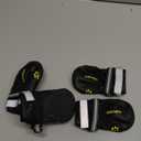 QUMY Dog Shoes for Large Dogs, Medium Dog Boots & Paw Protectors for Winter Snowy Day, Summer Hot Pavement, Water-Resistant in Rainy Weather, Outdoor Walking, Indoor Hardfloors Skid-Resistant Sole (Size 5: 2.4''x2.8''(W*L) (Pack of 4))