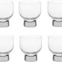 Urban Tokyo Glass Cold Sake Glass 3 fl oz Cup Dishwasher Safe Pack of 6 Restaurant Grade Shot Glass (Clear)