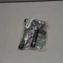 Wlivxch 2Pcs Hard Rubber Brayer Rollers (4 Inch and 2.2 Inch) for Printmaking, Ink Printing, Gluing Application, Stamping, Boat Flooring and Wallpaper Installation - Black Tool