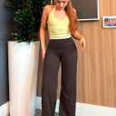 YEOREO Workout Leggings Womens No Front Seam Straight Leggings 29"/ 31.5"/ 33"/ 35" High Waist Buttery Eddiy Gym Yoga Pants