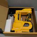 Cordless 2" Brad Nailer Compatible with Dewalt 20V Battery (No Battery), 2-in-1 Electric Nail Gun/Staple Gun, 18 Gauge Nail Gun Battery Powered with 1000 Nails for Wood Carpentry, 7.2LB