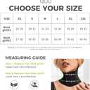 QOU Adjustable Soft Neck Brace for Sleeping, Cervical Collar Support for Neck - Comfortable Support for Stiffness, Side Sleeper, Pressure Relief (Large)