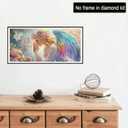 Reofrey DIY Special Shape Large Diamond Art Kits for Adults Horse, Animals Big Diamond Painting Kits for Adults, Drill Rhinestone Cross Stitch Embroidery Canvas for Crafts Home Wall Decor 12x24inch