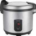 55 Raw/110 Cup Commercial Rice Warmer(Not Rice Cooker) Portable 18.1QT Big Rice Warmer / 122- 178 Adjustable Temperature/ 130W/ Non-Stick Inner Pot