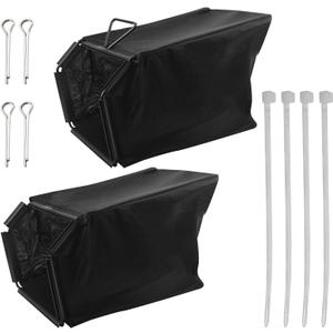 Braveboy 2 x 115-4664 Lawn Mower Grass Catcher Bag & 1 x 132-4483-03 Frame, Compatible with 22" Recycler Lawn Mower, Replaces 114-2639-03, 20339, 20361, 20361T