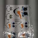 Christmas Face Rub on Transfers Decals Stickers for Crafts Ornaments Large 5 Inch Vinyl Snowman Faces Eyes Pitcher Transparent Decal for Ornaments Glass Drinking Cups Wood Balls (Cute72)