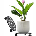 2WAYZ Plant Hanger Bracket for Outdoor - Heavy Duty Hanging Plant Hooks - Forged Wrought Iron Flower Pot Hangers - Black Hanging Hooks for Bird Feeders, Planters, Lanterns - Set of 4