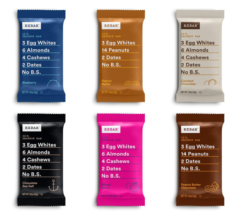 RXBAR Protein Bars, Protein Snack, Snack Bars, Variety Pack (12 Bars),  BB OCT 24, 2026