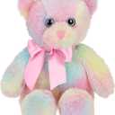 Bearington Candi Rainbow Plush Stuffed Animal Teddy Bear, 12 inches (12", Candi)
