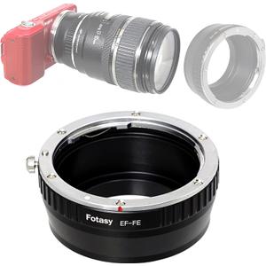 Fotasy Manual Cannon EF Lens to E Mount Adapter, EFS E Mount, EF Adapter to E Mount, Compatible with Sony Mirrorless a7 a7r a7s a7 II III IV a9 a9II a7c aplha 1 a6600 a6500 a6400 a6300 Fotasy Manual Cannon EF Lens to E Mount Adapter, EFS E Mount, EF Adapter to E Mount, Compatible with Sony Mirrorless a7 a7r a7s a7 II III IV a9 a9II a7c aplha 1 a6600 a6500 a6400 a6300