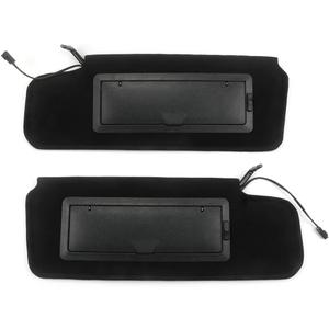 Sun Visors Sunshades W/Vanity Mirror & LED Light for 1984-1996 Corvette C4