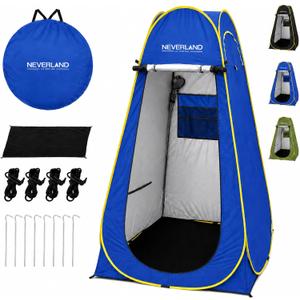 NEVERLAND Pop Up Privacy Shower Tent for Camping, 47x47x77 Inch, 47.2 x 47.2 x 77 inches