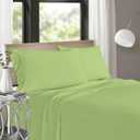 Luxury Cotton Modal Jersey Knit Sheet Set, Olive, King