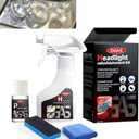 Automotive Headlamp Restoration Fluid Oxidized, Headlight Refurbishment Kit, Professional Car Headlamp Cleaner with Refurbishing Agent, Durable Headlight Repair Kit for All Vehicle Types