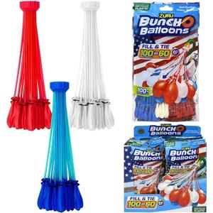 ZURU Bunch O Balloons Rapid Fill Water Balloons - ZURU Quick Fill Water Balloons for Kids Backyard Water Fun - Includes 100 Easy Fill Water Balloons