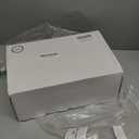 Hoimpro LED Waterfall Bathroom Faucet Brushed Nickel, Single Handle Bathroom Sink Faucet 1 Hole, 3 Colors Light Changing, with Pop-up Drain and cUPC Supply Lines, Stainless Steel