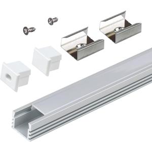 Armacost Lighting LED Tape Light Mounting Channel, Deep Surface Mount, Silver 5-Pack 960054N