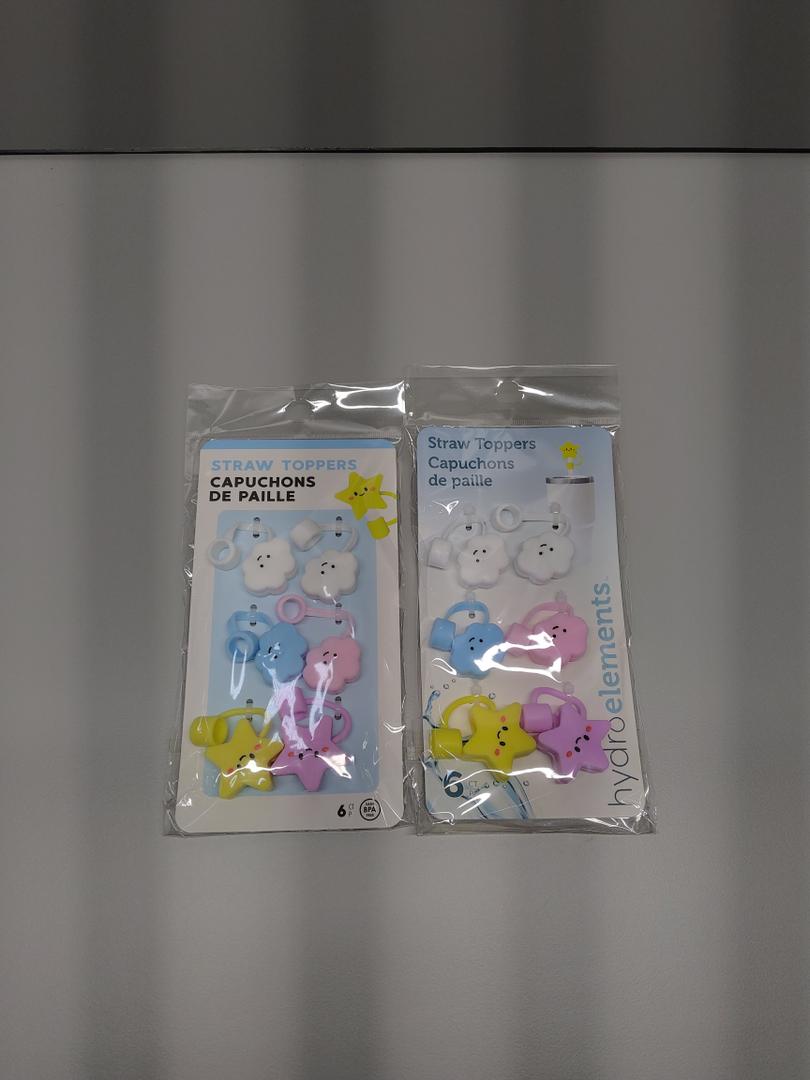 Straw Topper 12 Pack Sky