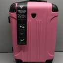 Travelers Club Chicago Hardside Expandable Spinner Luggages, Hot Pink, 20" Carry-On, HS-20720-EX-690N, 22" Carry-on