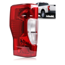 Tail Lights Fit Ford F250 F-250 F350 F-350 Super Duty 2017 2018 2019 Rear Halogen Brake Back Up Cover Taillights Lens Assembly Left Driver Side FO2800256 HC3Z13405D(w/o Blind Spot)