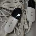 AEPINBH Electric Blanket, Soft Faux Rabbit Fur Bubble Heated Blanket with Dual Control 6 Heating Levels & 10 Hours AutoOff, Machine Washable, Fast Heating (Pink White, 90"X100")