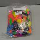 GYIPFIPA UV Neon Balloons, Glow in the Dark Party Supplies Neon Foil Explosion Star Balloon Kit Cone Balloons Glow in the Dark Birthday Decorations for Blacklight Party Decoration