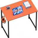 Pamray 23 Inch Computer Desk for Small Spaces, Home Office Work Desk with Headphone Hook, Small Office Desk Study Writing Table
