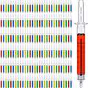 Tinlade 200 Pcs Syringe Gel Pens Bulk Nurses 4 Colors Nursing Fun Novelty Gifts Ball Point Pill Pens Retractable Black Ink for Office School Supplies Doctor Play Prize Student Party Favor