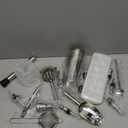 Shaker Set, 23-Piece Stainless Steel Bartender Kit with Acrylic Stand & Cocktail Recipes Booklet, Professional Bar Tools for Drink Mixing, Home, Bar, Party