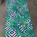 Oversized Beach Towel Quick Dry Sand Free Lightweight Microfiber Beach Towels for Swim Pool Camping Travel, Palm Leaf & Diamond Grid, 36"x72"