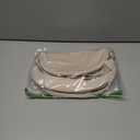 Spacious Nylon Crossbody Bag Bum Bag Handbags Wallets Purses Trendy Shoulder Bag for Women (Beige)