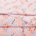 JSD Pink Paisley Floral Sheet Set Cal King, 4 Piece Soft Printed Microfiber Sheets Extra Deep Pocket