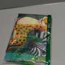 Jungle Animal Birthday Backdrop 71 X 43 Inch Safari Zoo Cartoon Banner with Lion Giraffe Elephant Zebra for Kids Boys Girls Birthday Party Decorations Indoor Outdoor