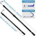 6.5FTAluminumTruck Claw,Truck Bed GrabberTool,Scalable Truck Cargo Grabber