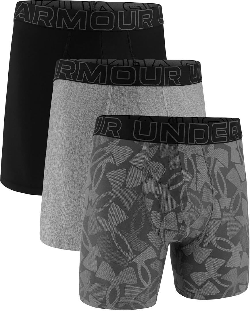 Under Armour Tech 6" Boxerjock 2-Pack (S)