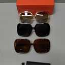 miyya Oversized Polarized Sunglasses Women, Trendy Retro Sun Glasses for Women 2025, Oversized Shades