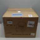 Automatic Cat Litter Box Self Cleaning - App Control, Open-Design, Smart Health Monitor, Suitable for Medium Cats and Kittens, Anti-Pinch Safety, Quiet Operation - White