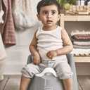 BabyBjrn Potty Chair, Gray/White Potty Training Toilet, Easy-to-Clean, Removable Inner Potty, Non-Slip, 1 Count