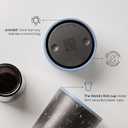 Circular & Co Reusable Coffee Cup - 16oz - 100% Leakproof Large Travel Mug - Made from Recycled Coffee Cups - Sustainble Coffee Tumbler - 360 Drinking - BPA Free - Dishwasher Safe