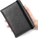 Passport Holder Cover Wallet RFID Blocking Leather Passport Case with Card Slots, Waterproof Travel Wallet Organizer for Travel Essentials, International Documents for Men and Women