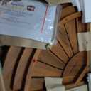 AquaTeak The Original 15.5" Kai Corner Teak Shower Bench with Shelf
