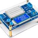 DROK DC Buck Converter, 5.3V-32V to 1.2V-32V 12A Adjustable Power Supply, 5v 9v 12v 24V 30V 32V Step Down Voltage Regulator with LCD Display Volt Transformer Reducer CC CV for RV Solar Panel Golf Cart