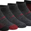 Saucony Men's Rundry Mesh Ventilating Comfort Fit Performance No-Show Socks, (Large) (6 Pairs)
