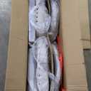 VASAGLE Bar Stools Set of 2, Swivel Counter Height Bar Stools with Back and Wood Legs, Chenille Fabric Upholstered Barstools, 26.2-Inch Tall Counter Barstools for Kitchen Island, Cappuccino Beige