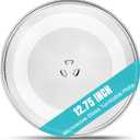 12.75" 1B71961F Microwave Glass Plate Replacement by AMI PARTS Fit for G.E Whirl-pool Microwave Glass Turntable Plate Replaces 1B71961E 1B71961H