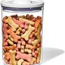 OXO Good Grips Pet POP Container  3.3 Qt/3.1 L |Ideal for up to 3lbs of Dog Food or 2.5lbs of Cat Food | Airtight Dog and Cat Food Storage Container | BPA Free