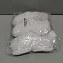 Duufin 18 Pairs Toddler Kids Socks Mid Cut Unisex Half Cushion Cotton Crew Socks for Toddler Boys Girls (2-4T, White)