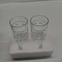 Freezer Beer Mugs, 20 oz Large Heavy Glass Mugs with Handles Set of 2, Clear Large Beer Steins for Tea, Coffee, Lead-Free Glasses Oktoberfest Style, Best Gifts for Dad Husband or Friend